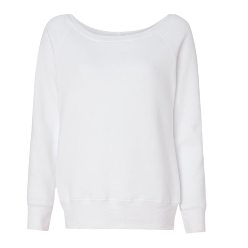 Ladies' Sponge Fleece Wide Neck Sweatshirt Thumbnail
