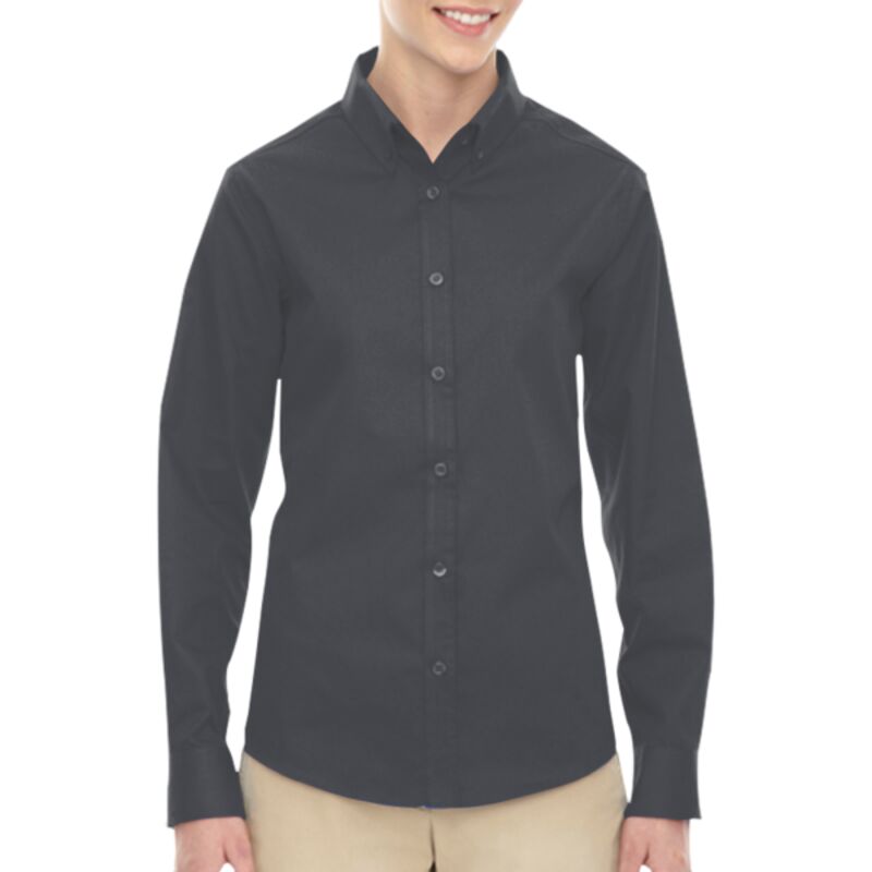 Ladies' Operate Long-Sleeve Twill Shirt Thumbnail