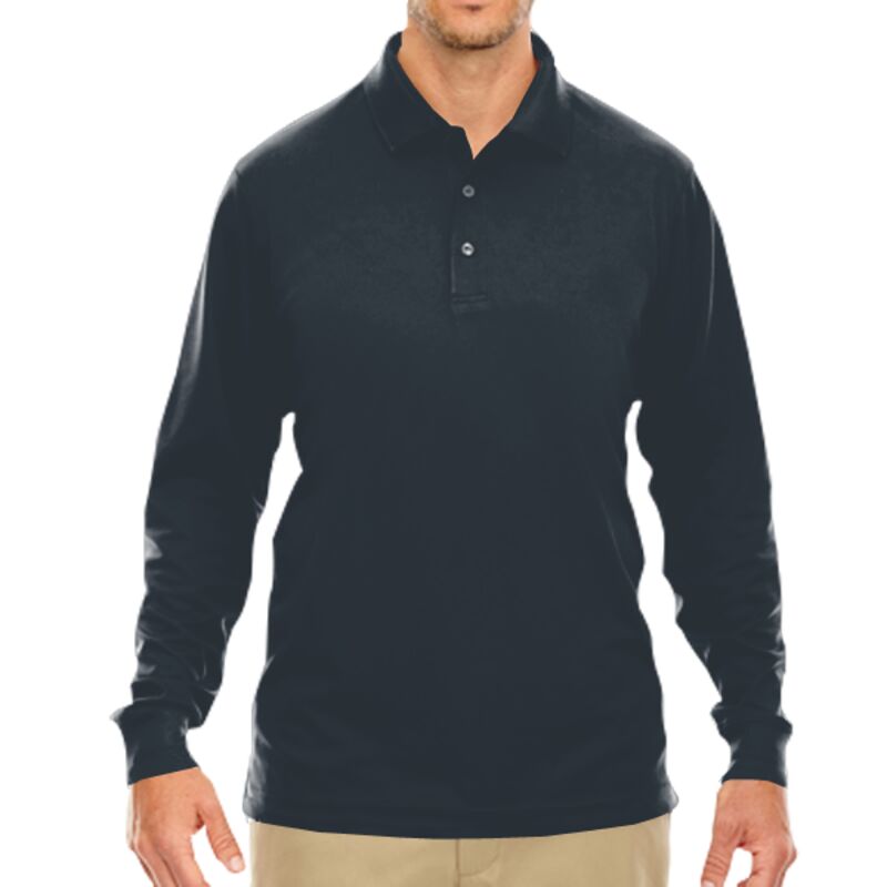 Men's Tall Pinnacle Performance Long-Sleeve Piqué Polo Thumbnail