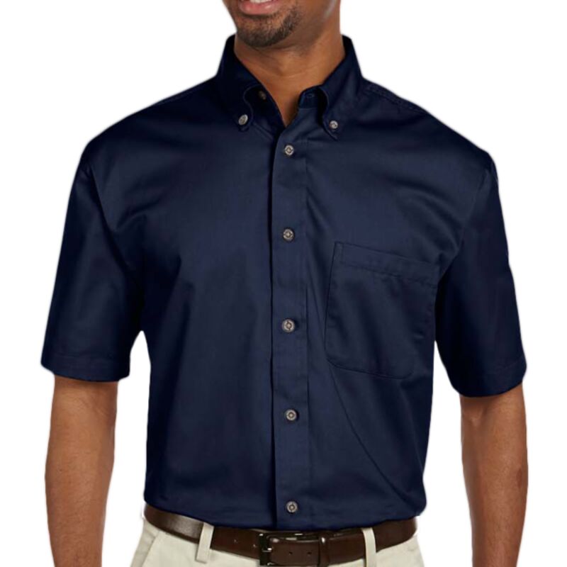 Men's Easy Blend™ Short-Sleeve Twill Shirt with Stain-Release Thumbnail
