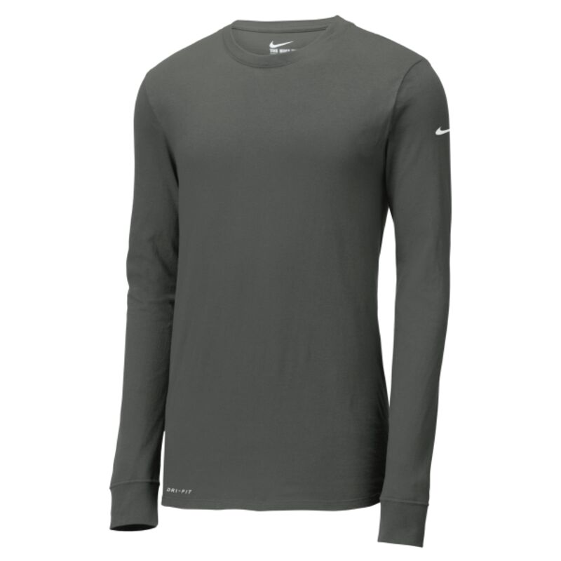 NIKE Dri-FIT COTTON/POLY LONG SLEEVE TEE Thumbnail