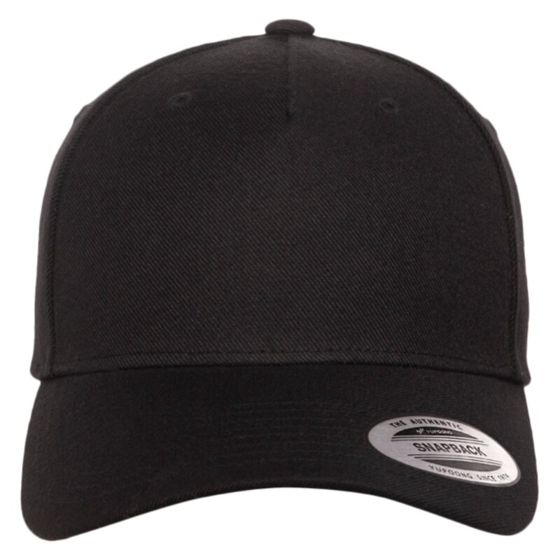 Premium Five-Panel Curved Bill Snapback Cap Thumbnail