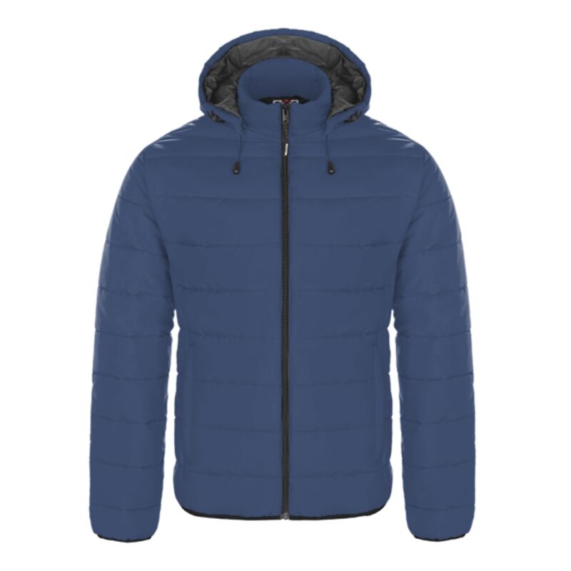 Men's Puffy Jacket With Detachable Hood Thumbnail