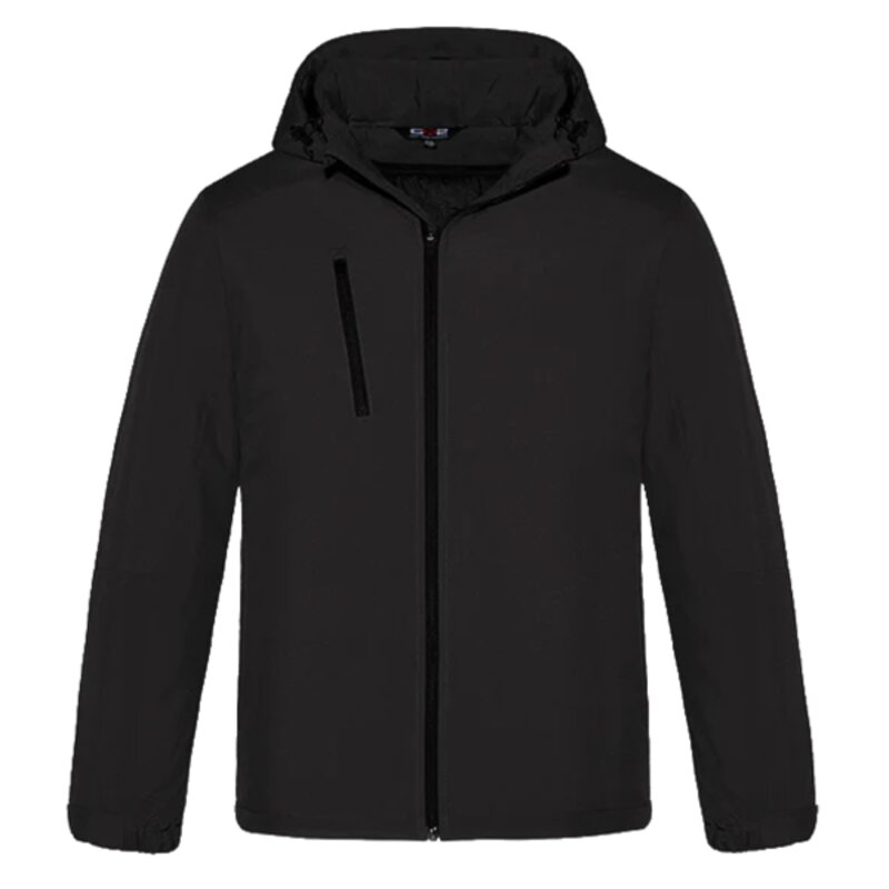 Men's Insulated Jacket with Detachable Hood Thumbnail