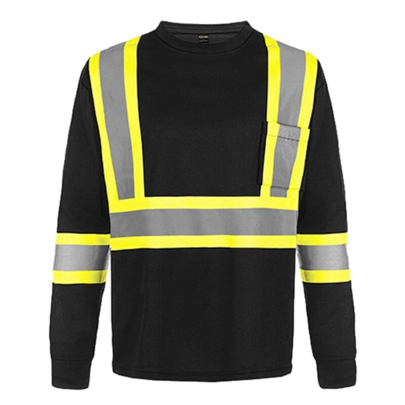 Adult Long Sleeve Hi Vis T-Shirt Thumbnail