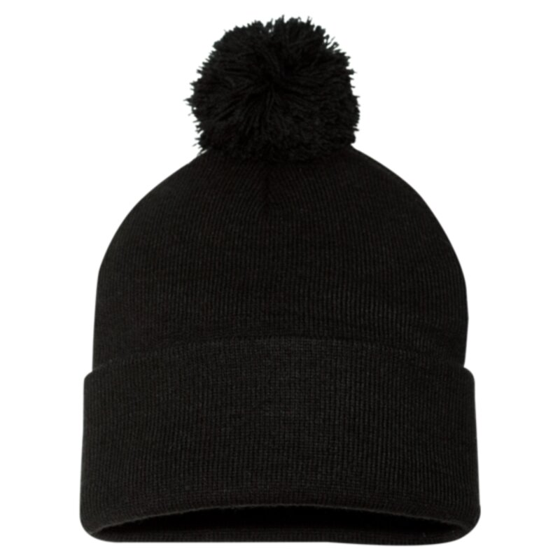 12" Pom-Pom Cuffed Beanie Thumbnail