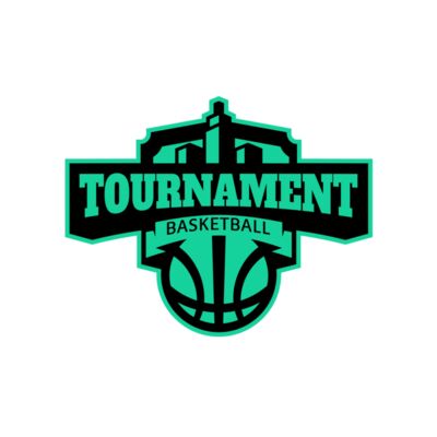 Tournament Basketball logo template Thumbnail