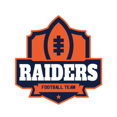Raiders Football Team logo template Thumbnail