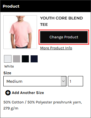 Product Details Panel