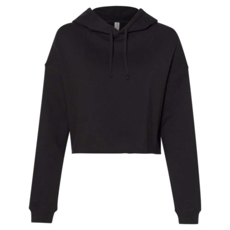 Women’s Lightweight Crop Hooded Sweatshirt Thumbnail