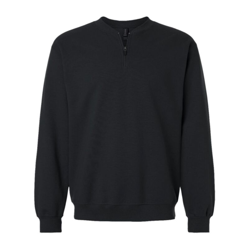 Unisex Softstyle® Midweight 1/4 Zip Sweatshirt Thumbnail