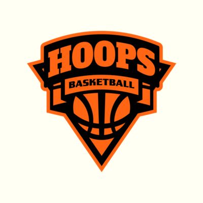Hoops Basketball logo template 02 Thumbnail