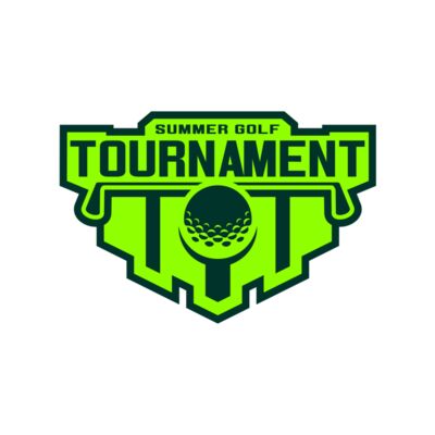 Tournament Summer golf logo template Thumbnail