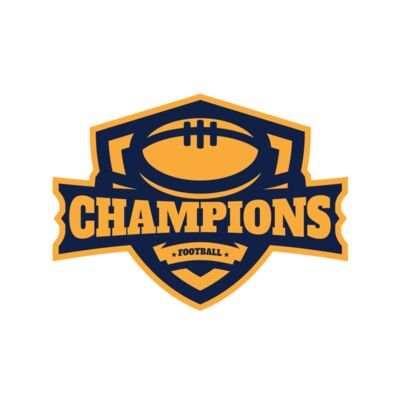 Champions Football logo template Thumbnail