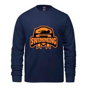 Men's Long Sleeve Crew Neck Tee Thumbnail