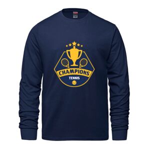 Men's Long Sleeve Crew Neck Tee Thumbnail