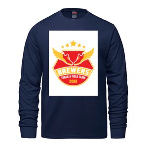 Men's Long Sleeve Crew Neck Tee Thumbnail