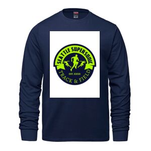 Men's Long Sleeve Crew Neck Tee Thumbnail