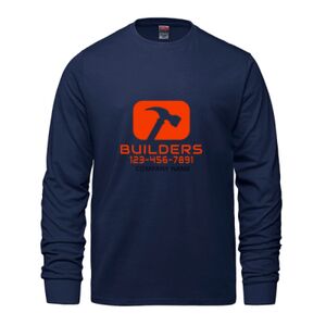 Men's Long Sleeve Crew Neck Tee Thumbnail