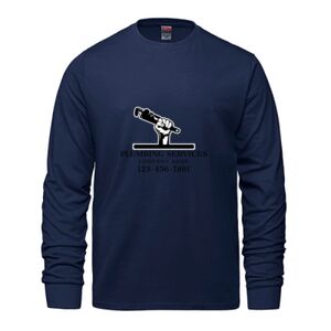 Men's Long Sleeve Crew Neck Tee Thumbnail