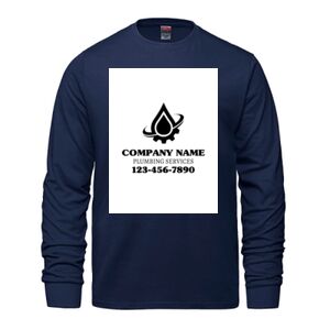 Men's Long Sleeve Crew Neck Tee Thumbnail