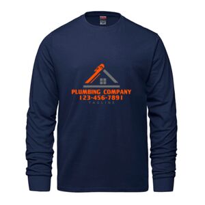 Men's Long Sleeve Crew Neck Tee Thumbnail