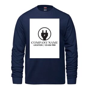 Men's Long Sleeve Crew Neck Tee Thumbnail