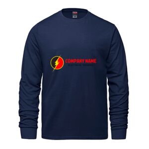 Men's Long Sleeve Crew Neck Tee Thumbnail