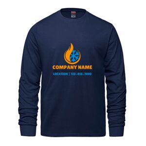 Men's Long Sleeve Crew Neck Tee Thumbnail