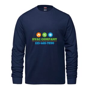 Men's Long Sleeve Crew Neck Tee Thumbnail