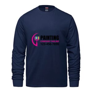 Men's Long Sleeve Crew Neck Tee Thumbnail