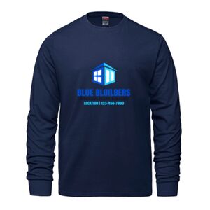 Men's Long Sleeve Crew Neck Tee Thumbnail