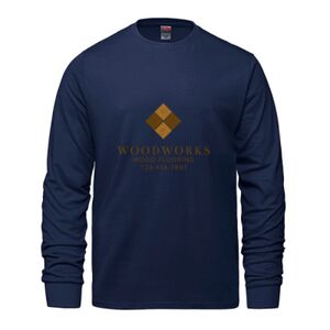 Men's Long Sleeve Crew Neck Tee Thumbnail