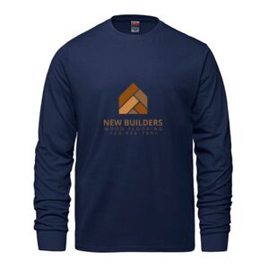 Men's Long Sleeve Crew Neck Tee Thumbnail