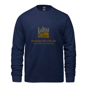 Men's Long Sleeve Crew Neck Tee Thumbnail