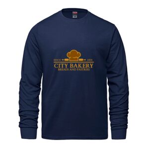 Men's Long Sleeve Crew Neck Tee Thumbnail