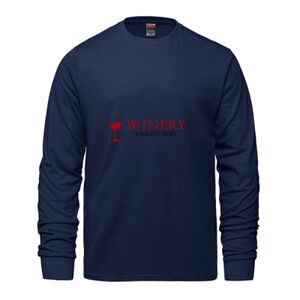 Men's Long Sleeve Crew Neck Tee Thumbnail
