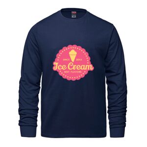 Men's Long Sleeve Crew Neck Tee Thumbnail