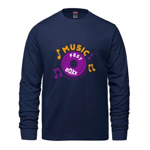 Men's Long Sleeve Crew Neck Tee Thumbnail