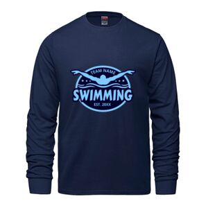 Men's Long Sleeve Crew Neck Tee Thumbnail