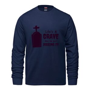 Men's Long Sleeve Crew Neck Tee Thumbnail