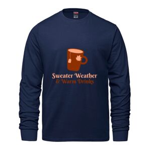 Men's Long Sleeve Crew Neck Tee Thumbnail