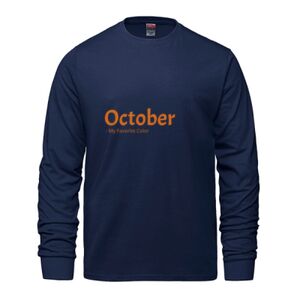 Men's Long Sleeve Crew Neck Tee Thumbnail