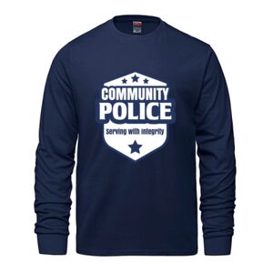 Men's Long Sleeve Crew Neck Tee Thumbnail