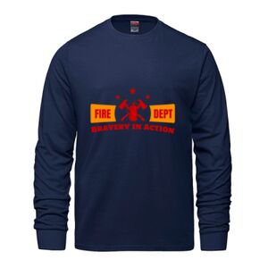Men's Long Sleeve Crew Neck Tee Thumbnail