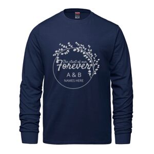 Men's Long Sleeve Crew Neck Tee Thumbnail