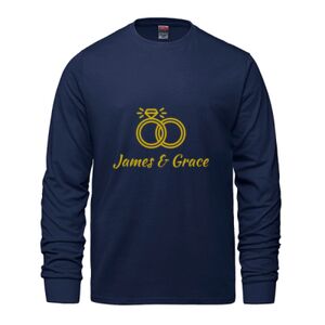 Men's Long Sleeve Crew Neck Tee Thumbnail