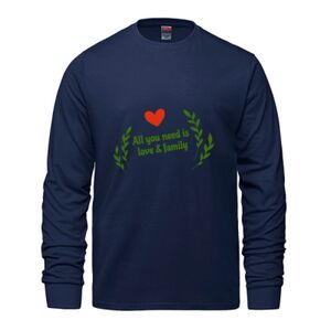 Men's Long Sleeve Crew Neck Tee Thumbnail