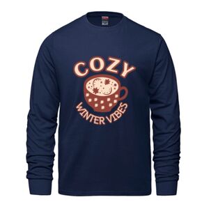 Men's Long Sleeve Crew Neck Tee Thumbnail