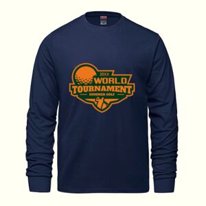 Men's Long Sleeve Crew Neck Tee Thumbnail